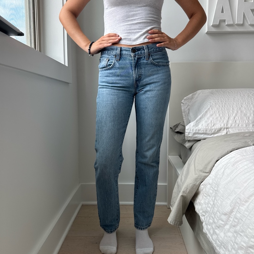 Levi's Light Blue Straight Leg Women's Jeans